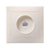 РК10-ККм Розетка 1местн. RJ45 комп. КВАРТА (кремовый)