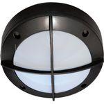 Светильник Ecola LED B4143S накладной IP65 мат. круг с реш. алюм.1*GX53 черный