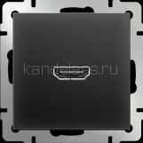Розетка HDMI (черный матовый) WERKEL
