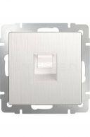 Розетка Ethernet RJ-45 Stream (перламутровый рифленый) WERKEL