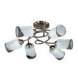 Люстра CITADELLA 3012/6C E27 6*40W 220V COMFI бронзовый LUMION