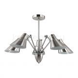 Люстра на штанге VITTAM 3590/5C E27 5*60W 220V MODERNI хром LUMION