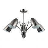 Люстра на шт. KRIYA 3589/5C E27 5*60W 220V MODERNI черн.хром LUMION