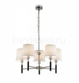 Люстра GLEN 2266/5 E14 5*40W 220V MODERN никель/абажур рогожка ODEON