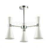 Люстра QUINN 3661/3C E14 3*60W хром/матовый белый LUMION