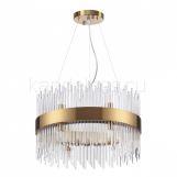 Люстра FOCCO 4722/12 G9 12*33W 220V HALL бронза/стекло/прозр. ODEON LIGHT