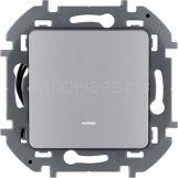 Переключатель 1кл. с подсв. INSPIRIA 10 AX 250 В (алюминий) Legrand
