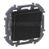Выключатель 3кл. INSPIRIA 10 AX 250 В (антрацит) Legrand