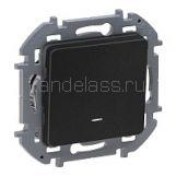 Выключатель 1кл. с подсв. INSPIRIA 10 AX 250 В (антрацит) Legrand