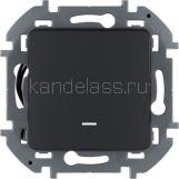 Переключатель 1кл. с подсв. INSPIRIA 10 AX 250 В (антрацит) Legrand