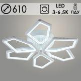 Люстра LI08463/3+3 PR WT белый 144W LED 3000-6500K d610 ПДУ, HN22 Люмис