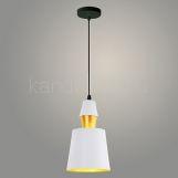 Подвес 7465/1HQ WT+GD бел/зол/бел 1х60W E27 d150 h280, TXN22 Люмис
