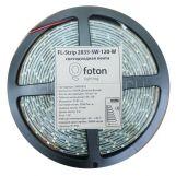 Лента FL-Strip 2835- S120- W х.бел 24W\m 12V IP20 (5м/бухта) FOTON