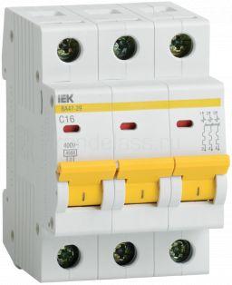 Авт. выкл.ВА47-29 3Р 4А 4,5кА х-ка С ИЭК
