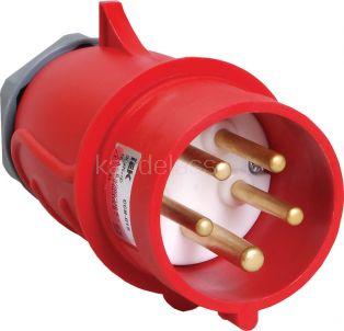 Вилка переносная ССИ-025 32А 3Р+РЕ+N IP44 MAGNUM ИЭК