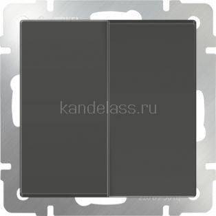 Выключатель 2кл. (серо-коричневый) WERKEL