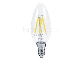 Лампа LED-свеча-deco 7Вт E14 4000К (прозрачная) IN HOME