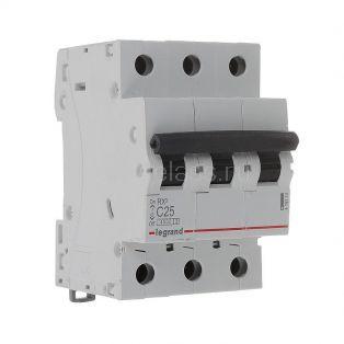 Авт.выкл.RX3 3П C25A 4.5kA LEGRAND