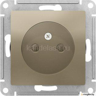 Розетка 1м механизм (шампань) Atlas Design