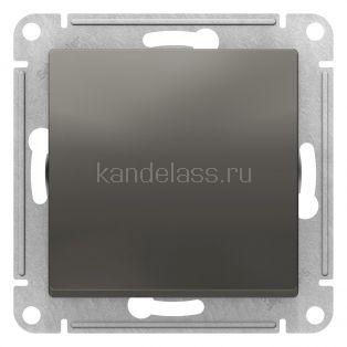 Переключатель 1кл. (сталь) Atlas Design