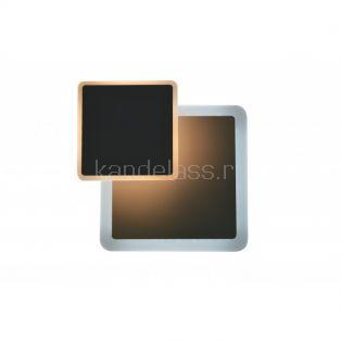 Управляемый светод. свет-ик, бра Geometria Square 12W 4000K IP44