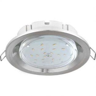 Светильник Ecola GX53 FT3225 встр. глубокий легкий серебро 27x109