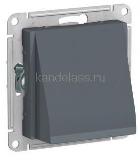 Розетка 1м ВЫВОД КАБЕЛЯ (грифель) Atlas Design