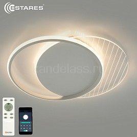 Светодиод. люстра AMATO 60W 2R-APP WHITE/WHITE/CLEAR пульт ДУ Estares